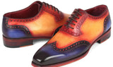 Paul Parkman Goodyear Welted Men's Wingtip Oxfords Multicolor