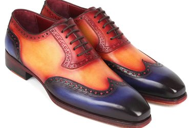 Paul Parkman Goodyear Welted Men's Wingtip Oxfords Multicolor