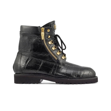 Mauri 3017/1 Hunter Alligator / Ostrich Leg Boot