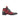Mauri Jetset in Black / Ruby Red Mens Exotic Alligator / Ostrich Leg / Mauri Fabric Derby Boots in Black Ruby Red