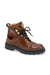 Mauri 3259 Backdoor Ostrich & Nubuck Leather Boot (MA5687) - Land/K.Tabac