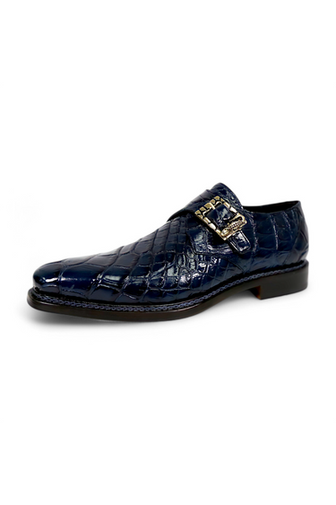 Mauri 3281/2 Shadow Alligator Single Monk-Strap
