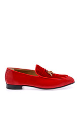 Mauri 3294 Velvet & Patent Tassel Loafer - Red