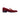 Mauri Baron in Ruby Red Mens Velvet Embossed / Ostrich Leg Horsebit Loafers in Ruby Red