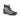 Mauri Signature in Black / Grey Mens Ostrich Leg / Baby Croc / Mauri Fabric / Nappa Leather Casual High Top Sneakers in Black Grey