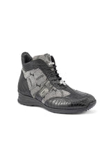 Mauri 8430 Signature Ostrich, Crocodile & Mauri Fabric Sneaker