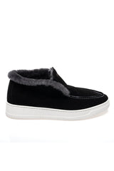Mauri 8475 Chili Suede & Shearling Slip-On Sneaker (MA5681)