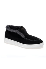 Mauri 8475 Chili Suede & Shearling Slip-On Sneaker (MA5681)