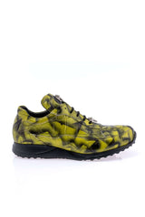 Mauri 8900/2 Alligator Sneaker - Crispy Green Smoke Black