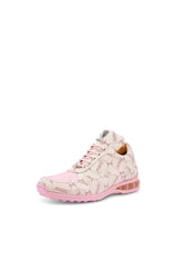 Mauri 8900/8 Overlord Cream & Taste of Berry Crocodile / Fabric Casual Sneakers (MA5425) - Champagne