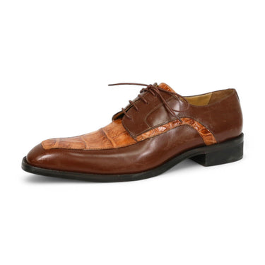 Mauri Arsenal 4642/9 Alligator & Leather Derby - Gold/Cognac