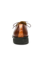 Mauri Arsenal 4642/9 Alligator & Leather Derby - Gold/Cognac