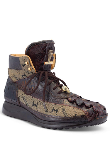 Mauri Chronic 8484 Ostrich Leg, Hornback Tail & Fabric Sneaker