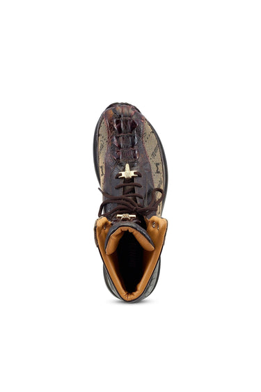 Mauri Chronic 8484 Ostrich Leg, Hornback Tail & Fabric Sneaker