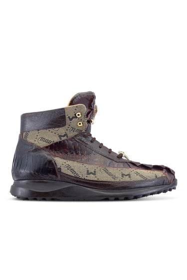 Mauri Chronic 8484 Ostrich Leg, Hornback Tail & Fabric Sneaker