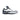 Mauri Crawler in Black / White Mens Exotic Hornback / Crocodile Casual Sneakers in Black White