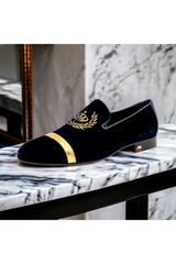 Mauri Crown 3296 Alligator / Velvet / Nappa Slip-On Loafers (MA5570)