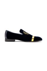 Mauri Crown 3296 Alligator / Velvet / Nappa Slip-On Loafers (MA5570)