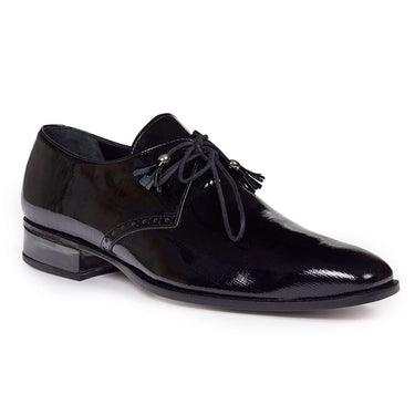 Mauri Canapa in Black Mens Patent Leather Oxfords in Black