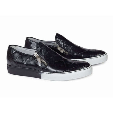 Mauri Eclipse in Black Mens Body Alligator Sneakers in Black