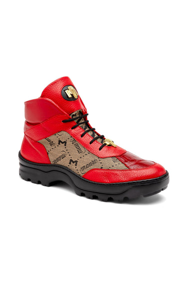 Mauri Pyro 3216 Crocodile / Fabric / Nappa Boot