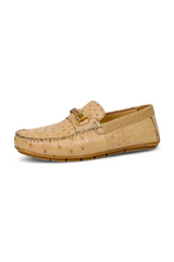 Mauri Sprinter 3517/5 Ostrich Horsebit Slip-On Driver (MA5662) - Dune