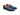Carrucci Shoes Burnished Signature Buckle Loafer in Navy