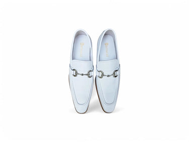 Carrucci Shoes Burnished Signature Buckle Loafer