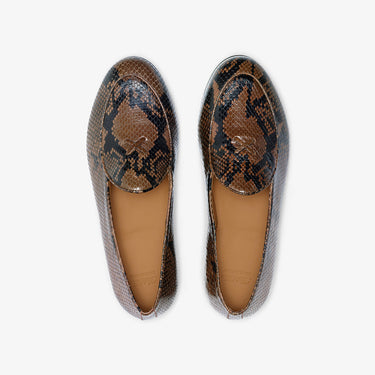 Men's Brown Snakeskin Milano Loafer