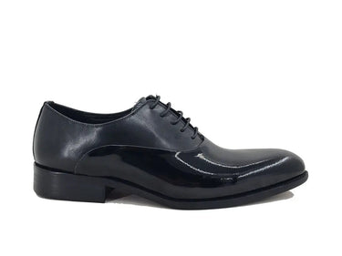 Carrucci Shoes Mixed Media Patent Leather Oxford