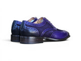 Carrucci Shoes Mixed Media Burnished Wingtip Oxford