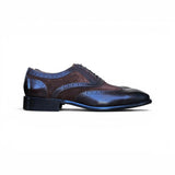 Carrucci Shoes Mixed Media Burnished Wingtip Oxford