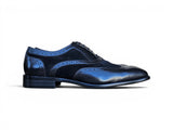 Carrucci Shoes Mixed Media Burnished Wingtip Oxford