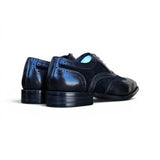Carrucci Shoes Mixed Media Burnished Wingtip Oxford