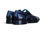 Carrucci Shoes Mixed Media Burnished Wingtip Oxford