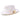 Montique Collins Pinch Front Color Bottom Straw Fedora in White / Canary