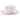 Montique Collins Pinch Front Color Bottom Straw Fedora in White / Pink