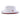 Montique Patterson Red Bottom Pinch Front Straw Fedora in White / Red