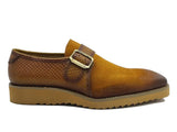 Carrucci Shoes Multi Media Buckle Monkstrap Shoe