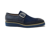 Carrucci Shoes Multi Media Buckle Monkstrap Shoe
