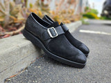 Carrucci Shoes Multi Media Buckle Monkstrap Shoe