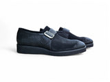 Carrucci Shoes Multi Media Buckle Monkstrap Shoe in Black 8