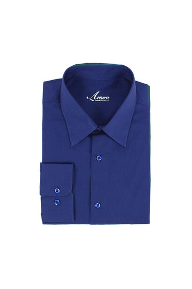 Arturo Dress Shirts 100MODERN Dress Shirt in Navy 1554