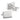 Engravable Rectangle Cufflinks and Tie Bar Gift Set