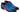 Paul Parkman Men's Opanka Construction Hand-Painted Oxfords in Blue