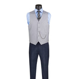 Vinci Regular Fit Vest in Light Gray - OV-900