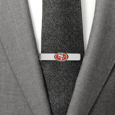 NFL San Francisco 49er's Cufflinks and Tie Bar Gift Set