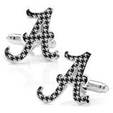 NCAA University of Alabama Houndstooth Cufflinks