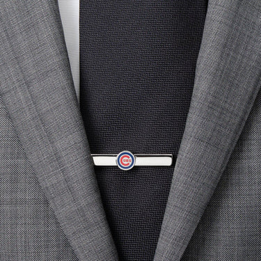 MLB Chicago Cubs Cufflinks and Tie Clip Gift Set