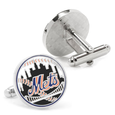 MLB New York Mets Baseball Cufflinks